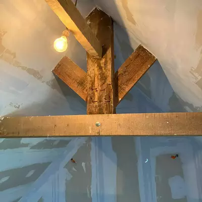 Combles aménagés avec pose de placo et cloisons