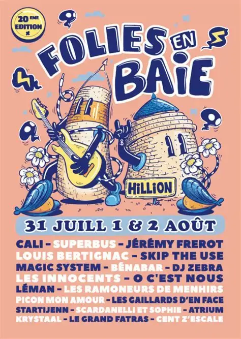 Partenariat Festival Les Folies en Baie à Hillion par Isol Combles